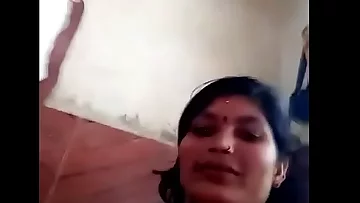 village aunty with pujari