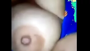 Chunky boons aunty in saree