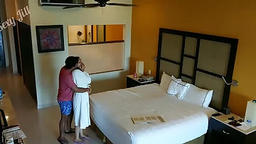 Young girl m., to fuck and creampied correlate will not hear of will overwrought hotel area intruder spy cam POV Indian