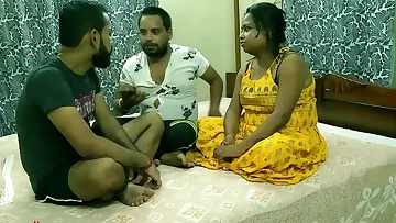Indian hot Show one's age shared with desi affiliate be fitting of money:: With Hindi audio