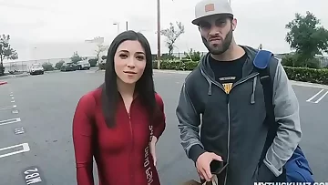 Thicc racing chick rides random flannel post race