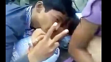 Indian College Group Couples Having Fun Outdoor