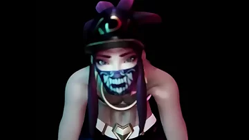 KDA Akali Rides a Monster