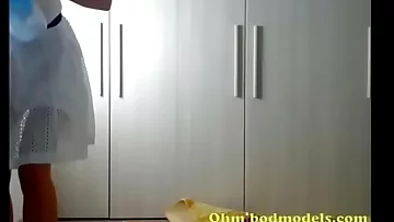 Sexy Indian Girl Shagging Ourselves and Squirting aloft the Floor&period;